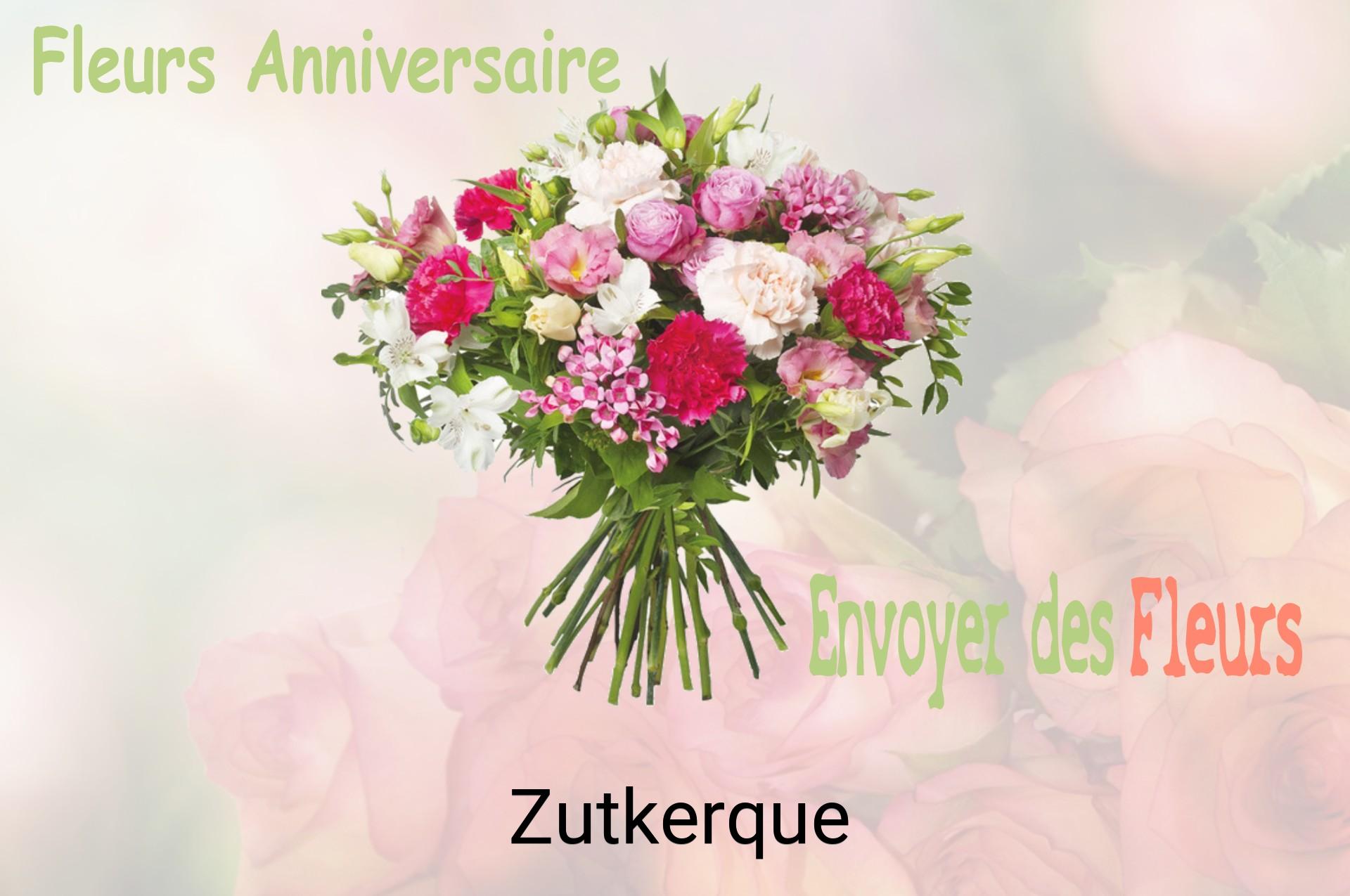 Bouquet de fleurs d’anniversaire livré à Zutkerque